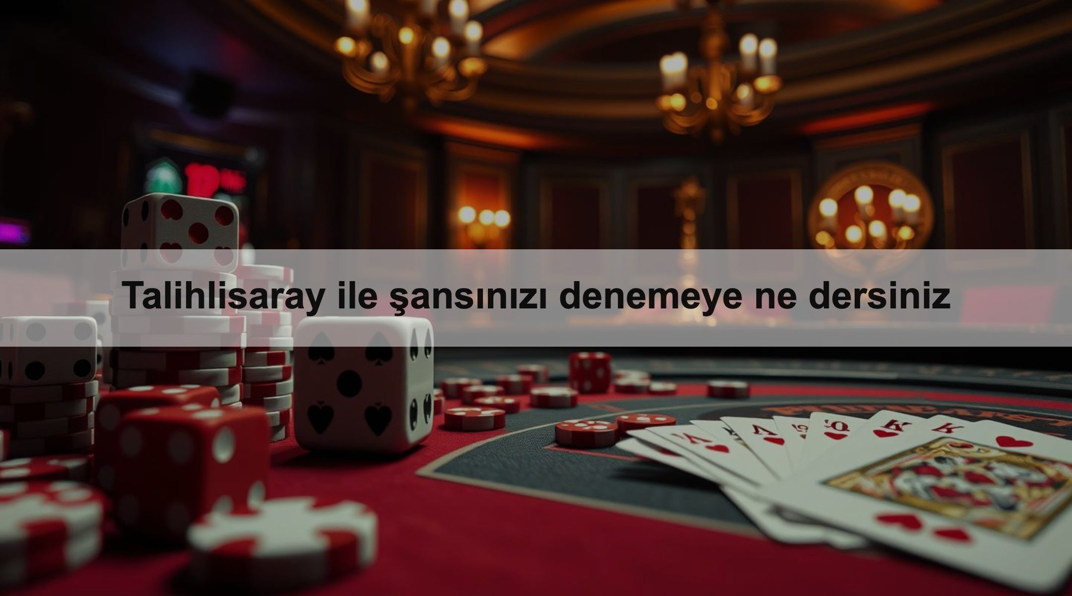 Talihlisaray ile şansınızı denemeye ne dersiniz 1 Talihlisaray ile şansınızı denemeye ne dersiniz